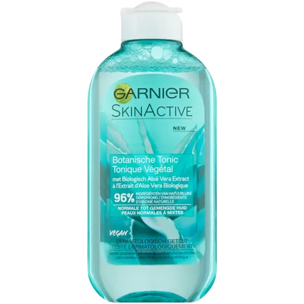 تونر پاکسازی پوست گارنیر حاوی عصاره آلوئه ورا Garnier Refreshing Toner With Aloe