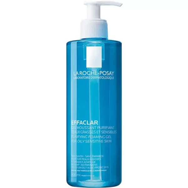 ژل شستشوی پوست چرب و حساس لاروش پوزای مدل افکلار Laroche Posay Effaclar Foaming Gel 200ml