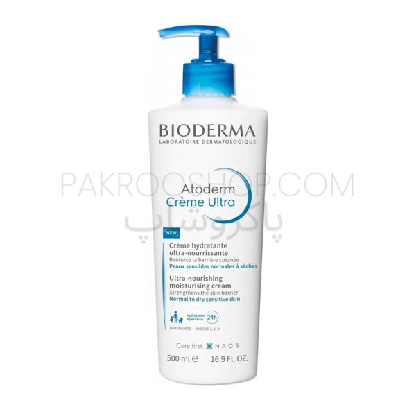 کرم مغذی و مرطوب کننده صورت و بدن اتودرم بایودرما Bioderma Atoderm Cream Ultra Nourishing 500ml