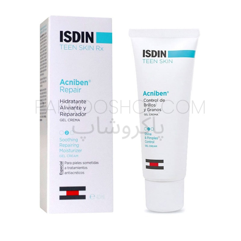 ژل کرم آبرسان و ترمیم کننده ایزدین ISDIN Acniben Repair Gel Cream 40ml