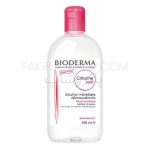 محلول میسلار پاک کننده آرایش صورت و چشم Sensibio H2O بایودرما 500 میل پاکروشاپ