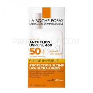 ضد آفتاب فلوئید لاروش پوزای رنگی La Roche Posay Anthelios SPF 50+ Fluid Invisble 50ml