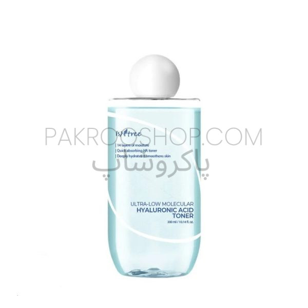 تونر ایزنتری مدل Hyaluronic Acid حجم 300 میلی لیتر پاکروشاپ