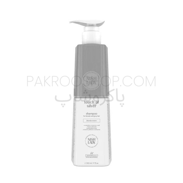 نرم کننده نیش لیدی موهای بلوند خاکستری و نقره ای Nish Lady Touch of Silver
