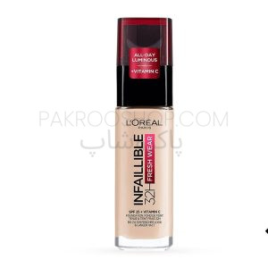 L'Oréal Paris Infaillible 32H Fresh Wear کرم پودر 32 ساعته لورال اینفنیبل مدل فرش ور