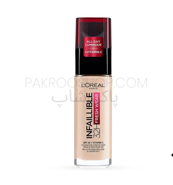 L'Oréal Paris Infaillible 32H Fresh Wear کرم پودر 32 ساعته لورال اینفنیبل مدل فرش ور