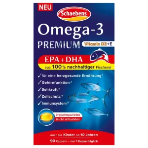 Schaebens Omega-3 Premium کپسول امگا 3 شابنز آلمان