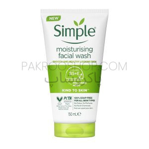 ژل شستشوی مرطوب کننده صورت سیمپل