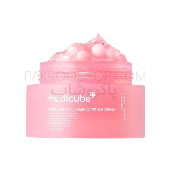 کرم کپسولی کلاژن مدی کیوب