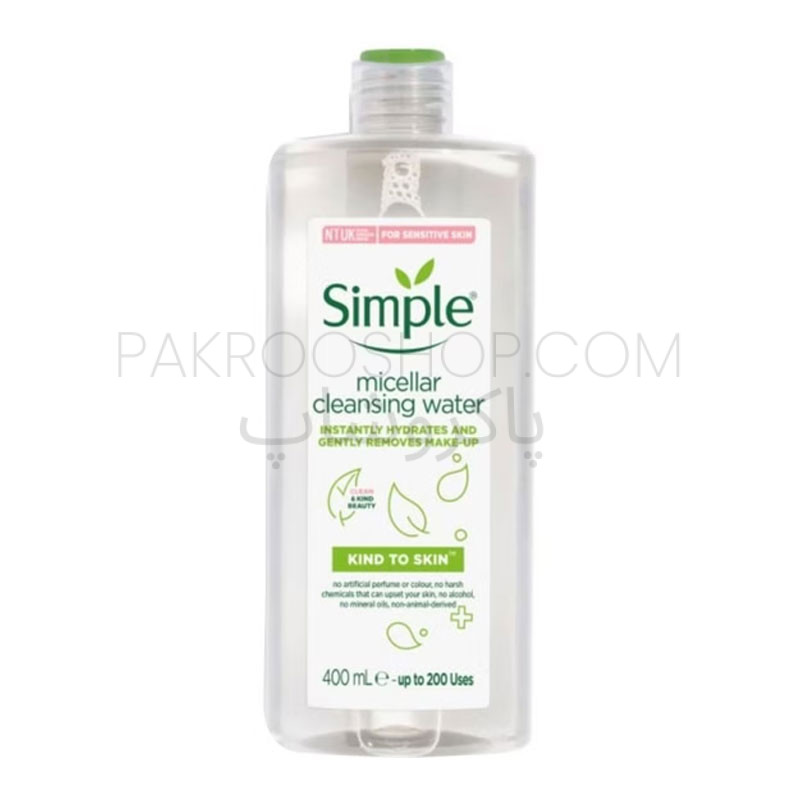 میسلار واتر سبز سیمپل برای پوست های حساس