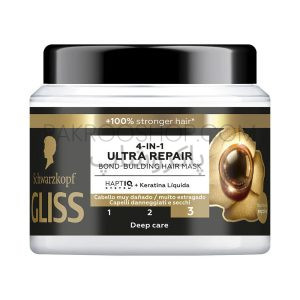 ماسک 4 کاره ترمیم کننده قوی گلیس Gliss 4‑in‑1 Ultra Repair