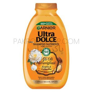 شامپو مو Ultra Dolce حاوی عصاره آرگان و کاملیا گارنیر